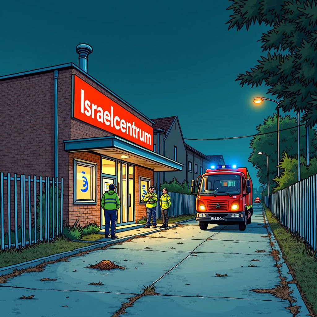 knal bij israelcentrum nijkerk: schade beperkt, onderzoek loopt