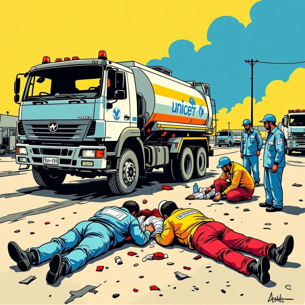 twee watertruckchauffeurs dood bij Israëlisch vuurgevecht in noordelijk Gaza