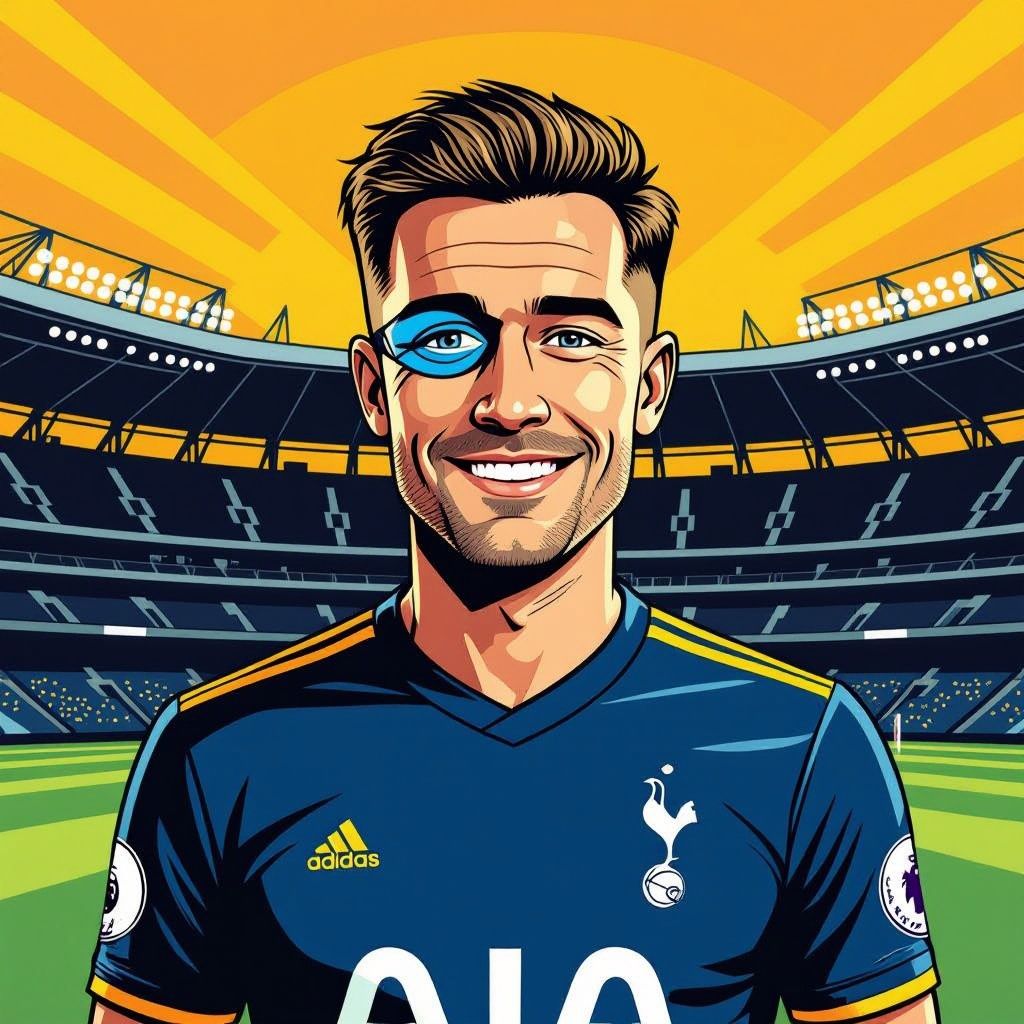 jan paul van hecke arriveert bij tottenham met een blauw oog – letterlijk