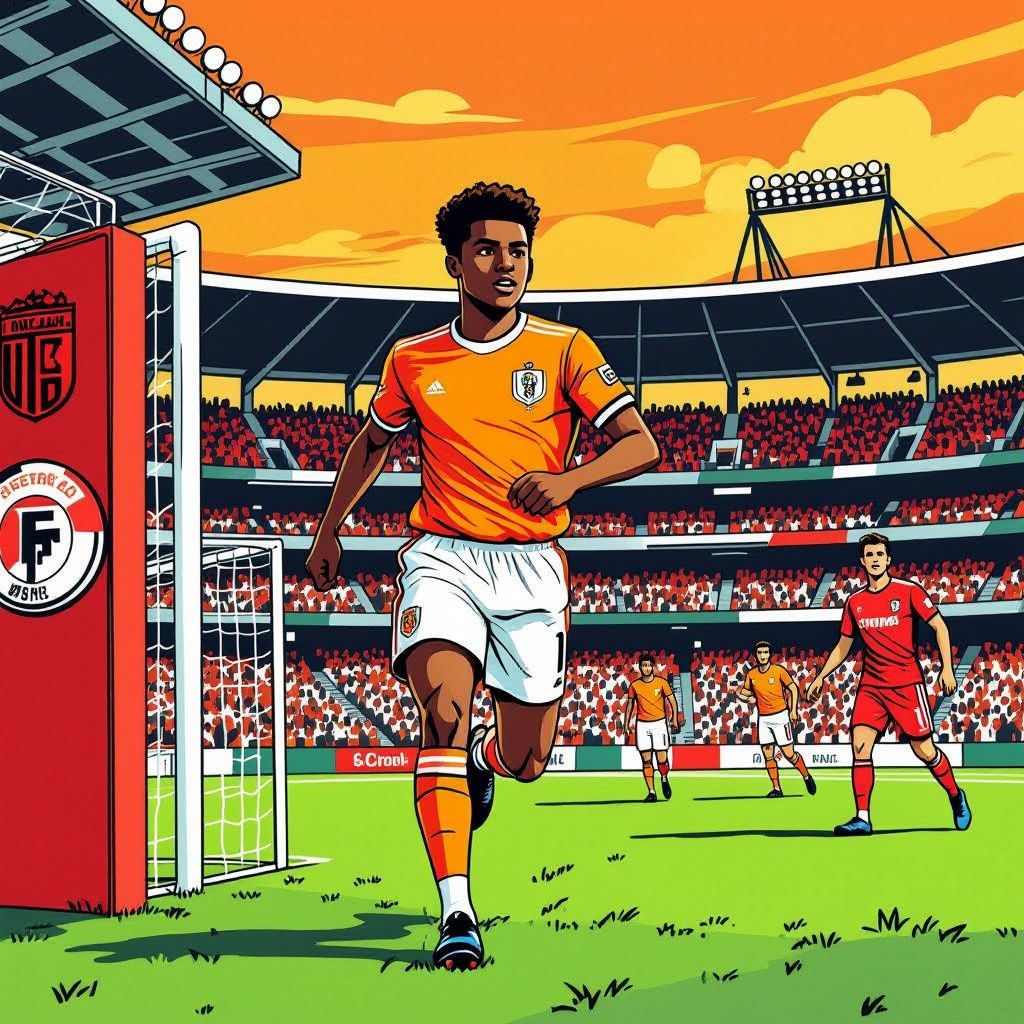 16-jarige Grootfaam breekt record met debuut in De Kuip