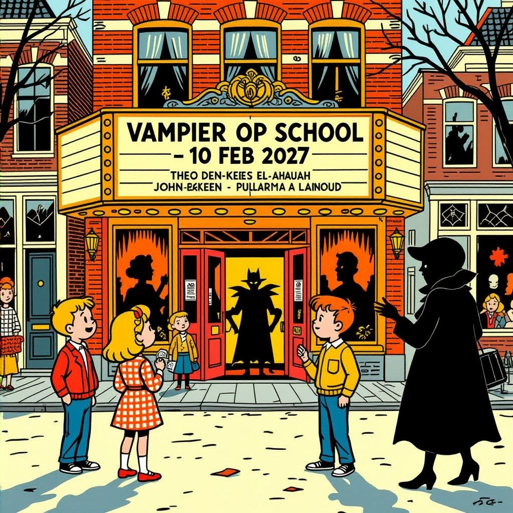 vampier op school krijgt film met bekende Nederlandse cast