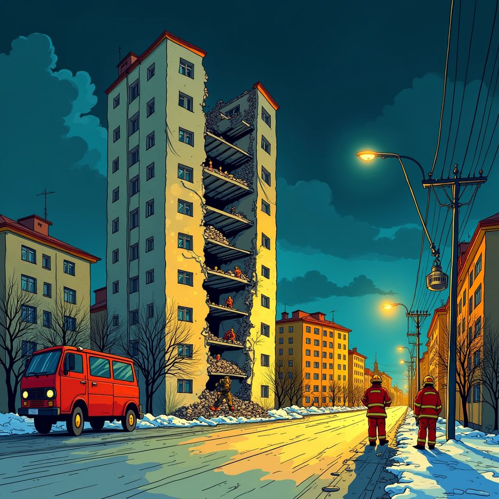 massaal raketaanval op charkiv tijdens nachtelijke luchtalarm