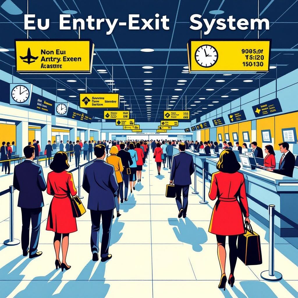 waarschuwing voor niet-eu-passagiers: langdurige vertragingen op Europese luchthavens