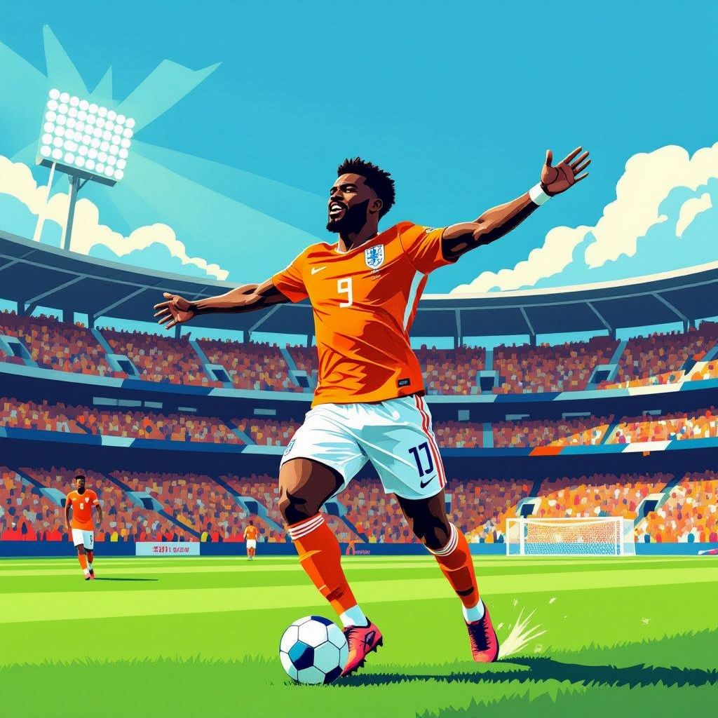 brian brobbey scoort na 5 minuten in wk-duel tegen zweden