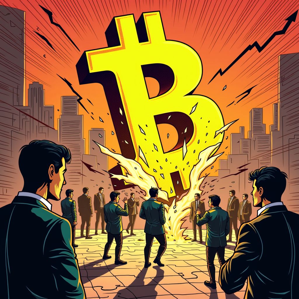 bitcoin verliest de helft van zijn waarde in een week