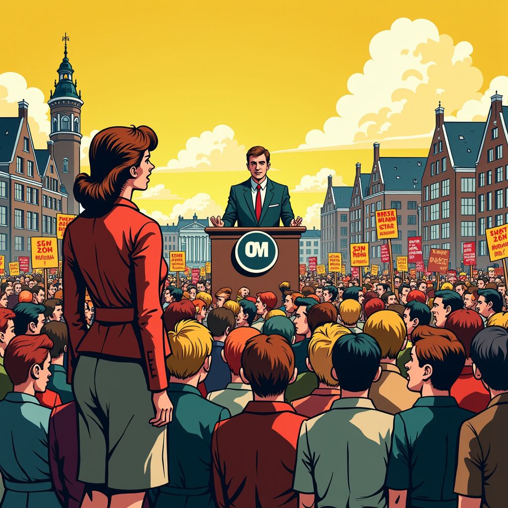 controversiële speech op de dam wekt nationale verontwaardiging