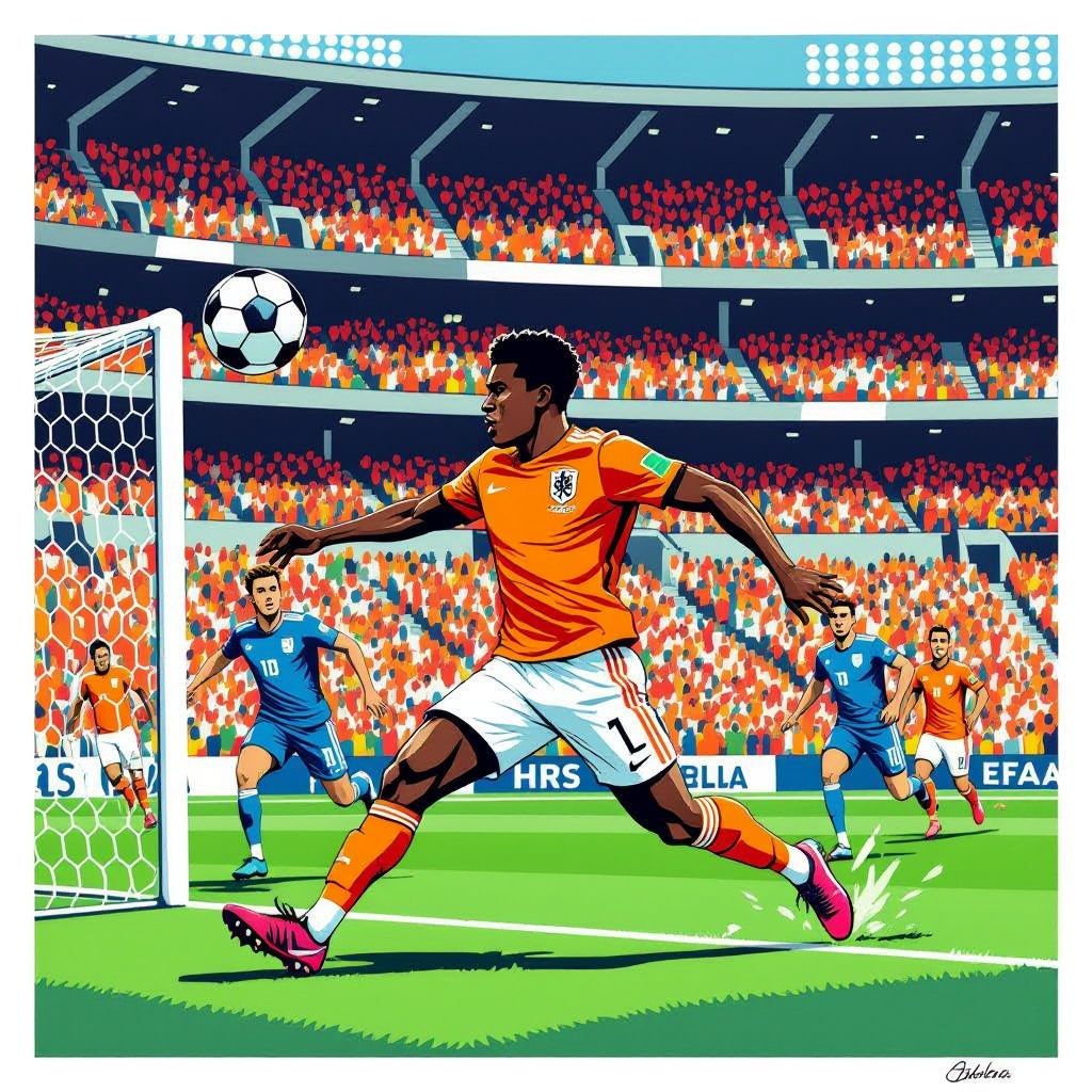 brobbey brengt oranje op voorsprong in cruciale wk-wedstrijd