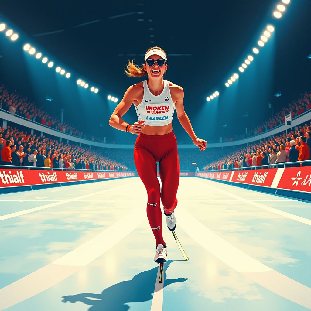 meike veen springt in de spotlights met schokkende zege op 500 meter