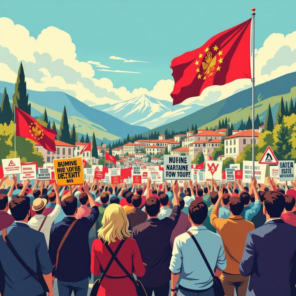 protesten in albanië wegen zwaarder dan een luxeresort