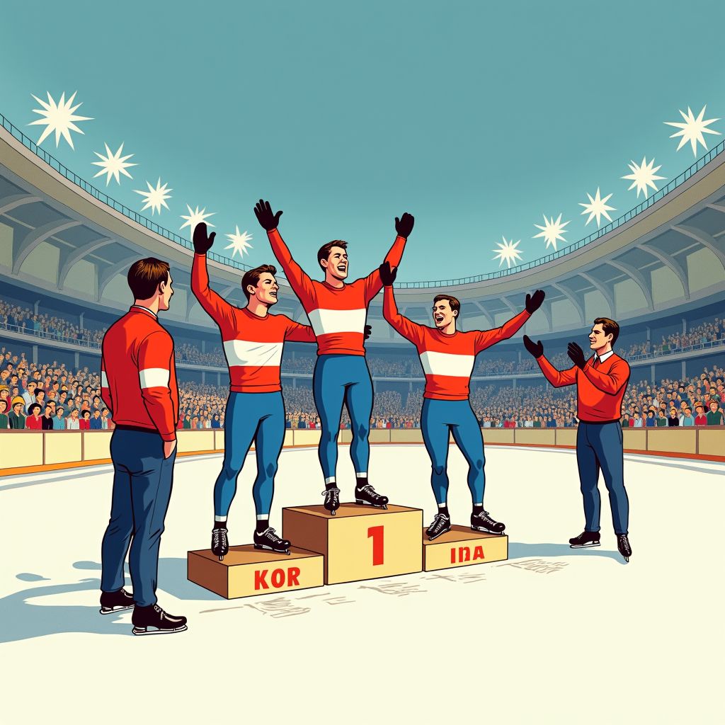 eindelijk goud: mannenshorttrack schrijft geschiedenis in milaan