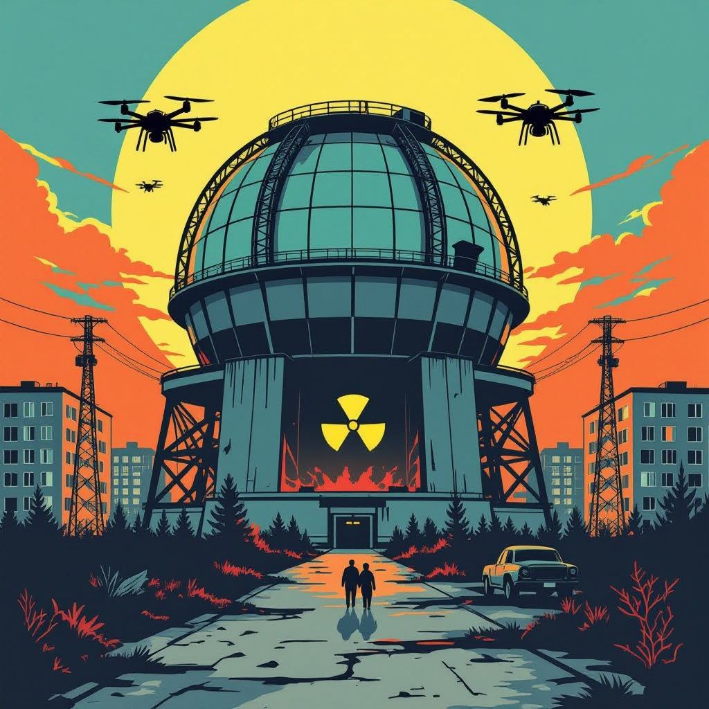 tsjernobyl 40 jaar later: stilte verstoord door oorlog en droneaanval