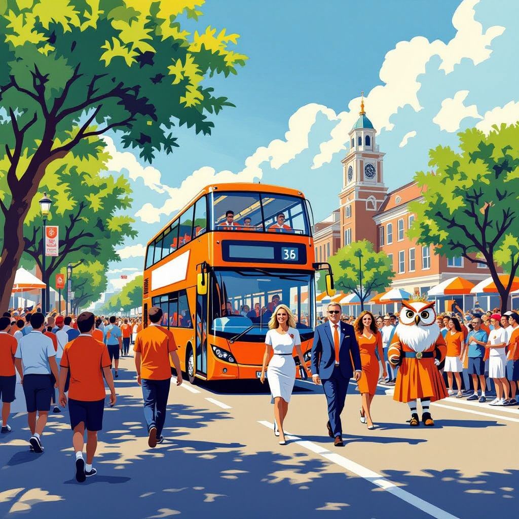 oranjemars in de texaanse hitte
