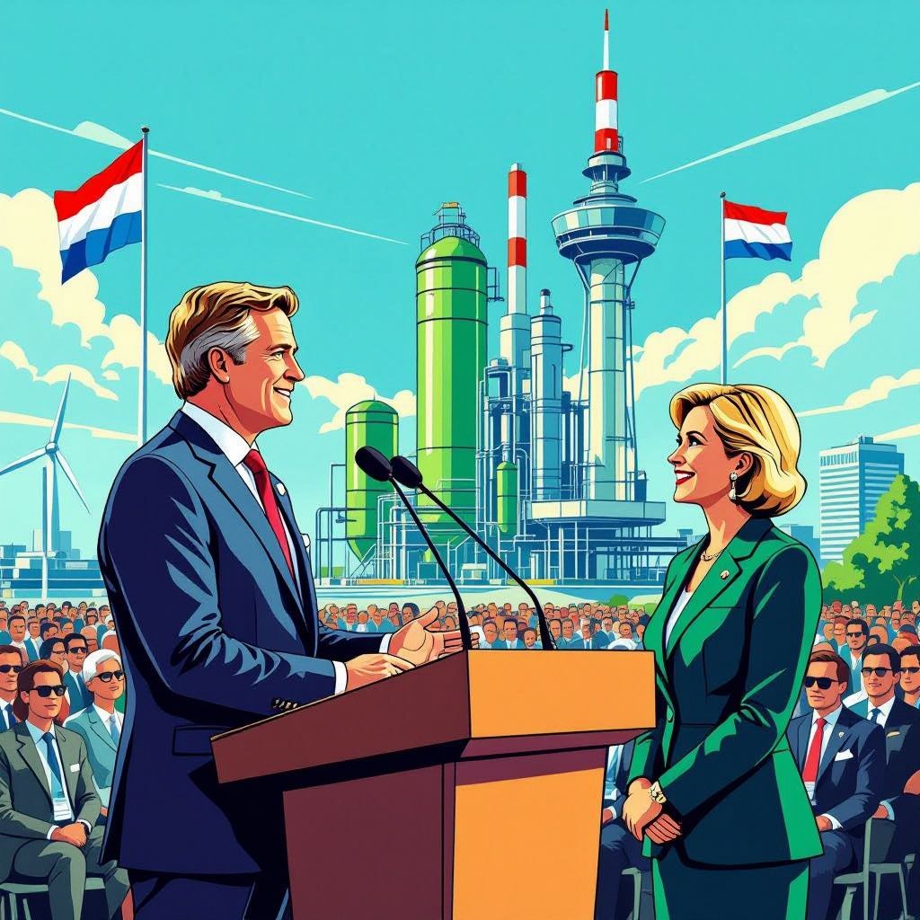 koninklijke start voor wereldtop over groene waterstof