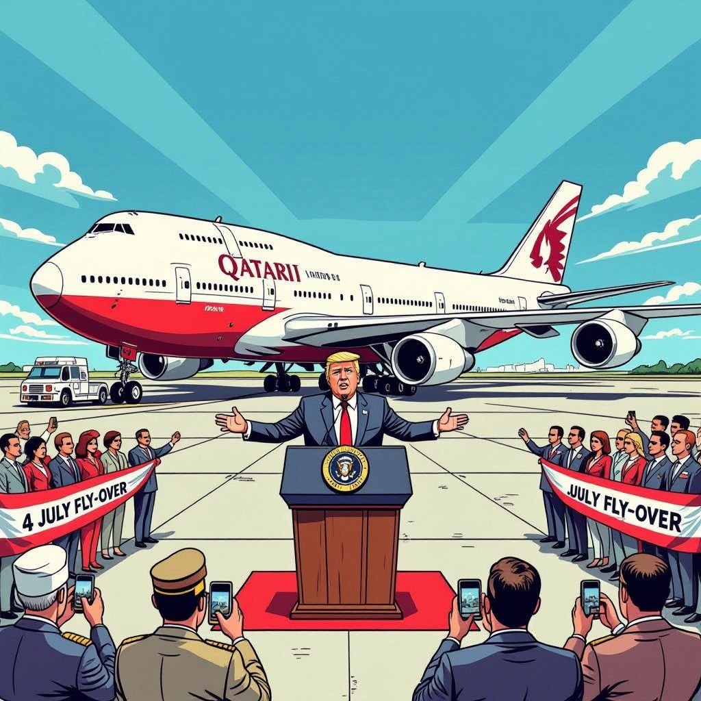 qatari 747 wordt nieuwe air force one, ondanks kritiek en veiligheidsvragen