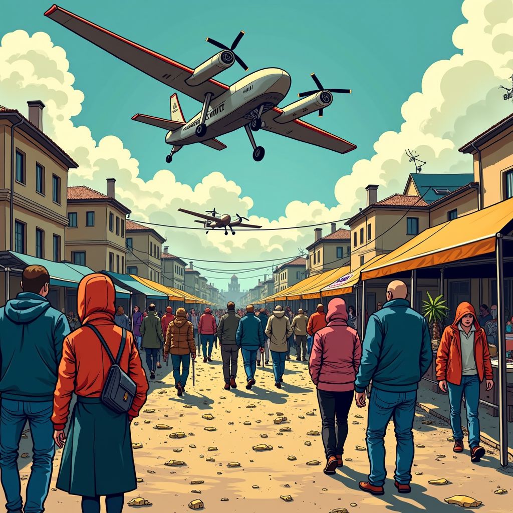 Russische drone treft markt in Oekraïense stad Nikopol