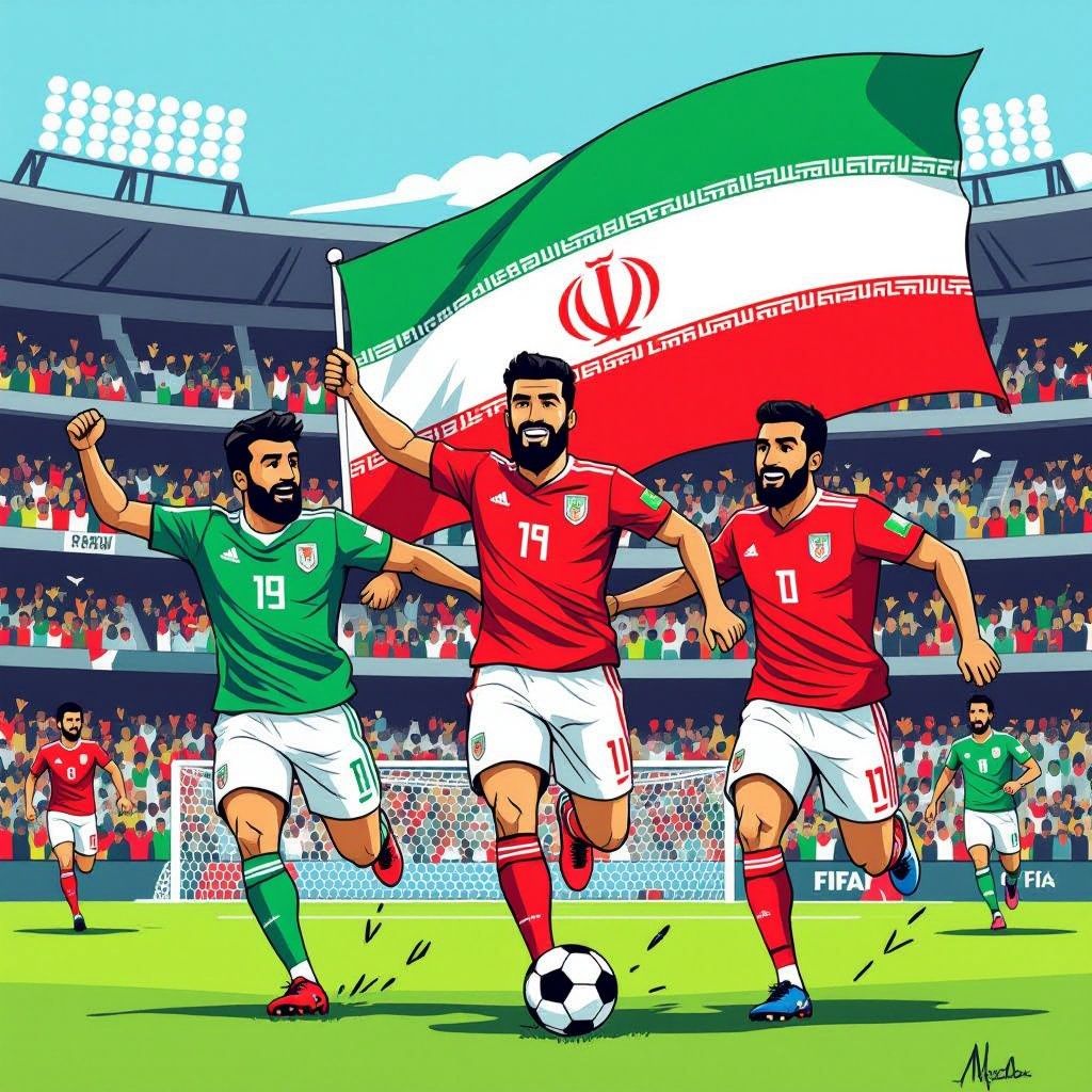 Iran komt terug tegen Gambia tijdens cruciale wk-voorbeidng
