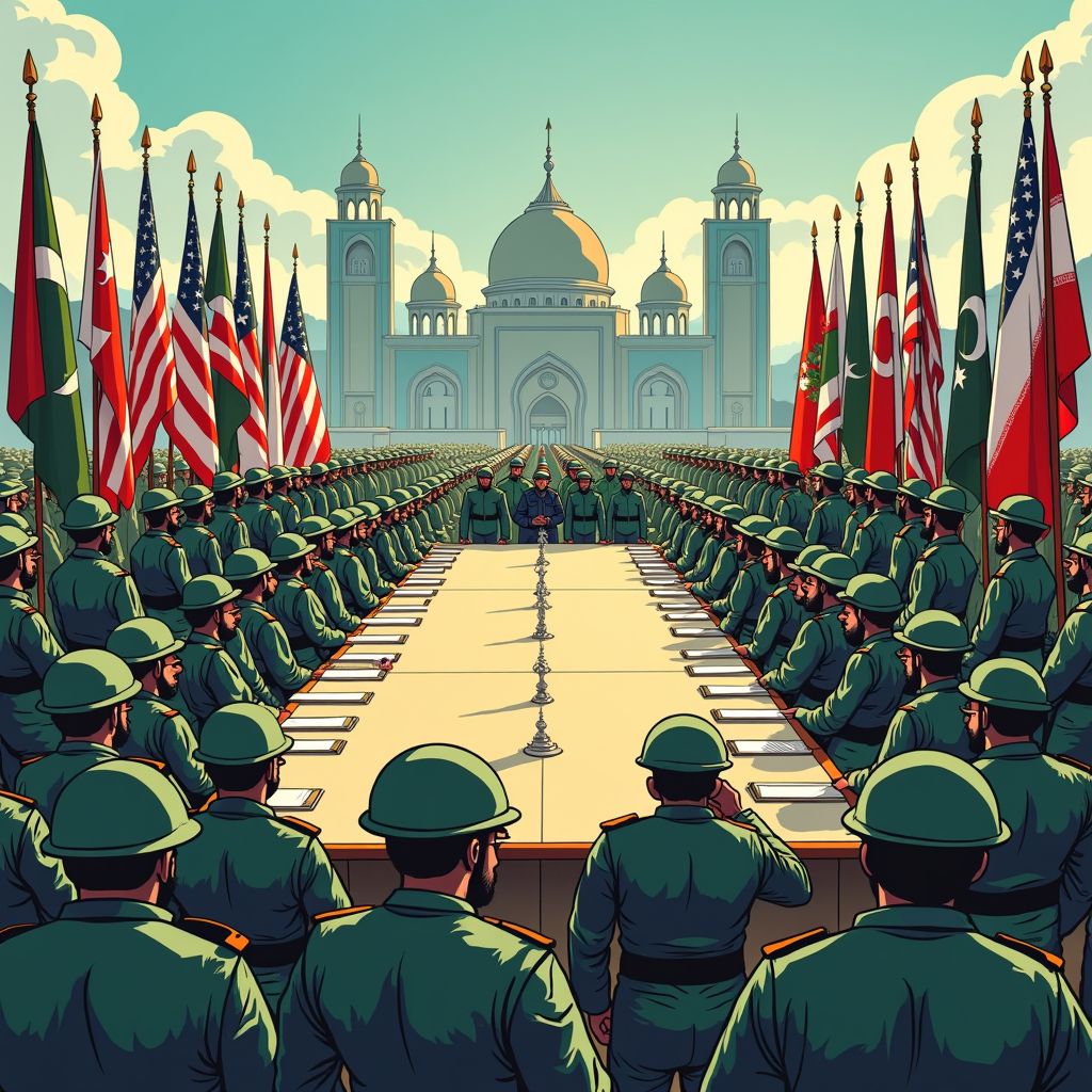 duizenden troepen in islamabad voor geheime gesprekken tussen vs en iran