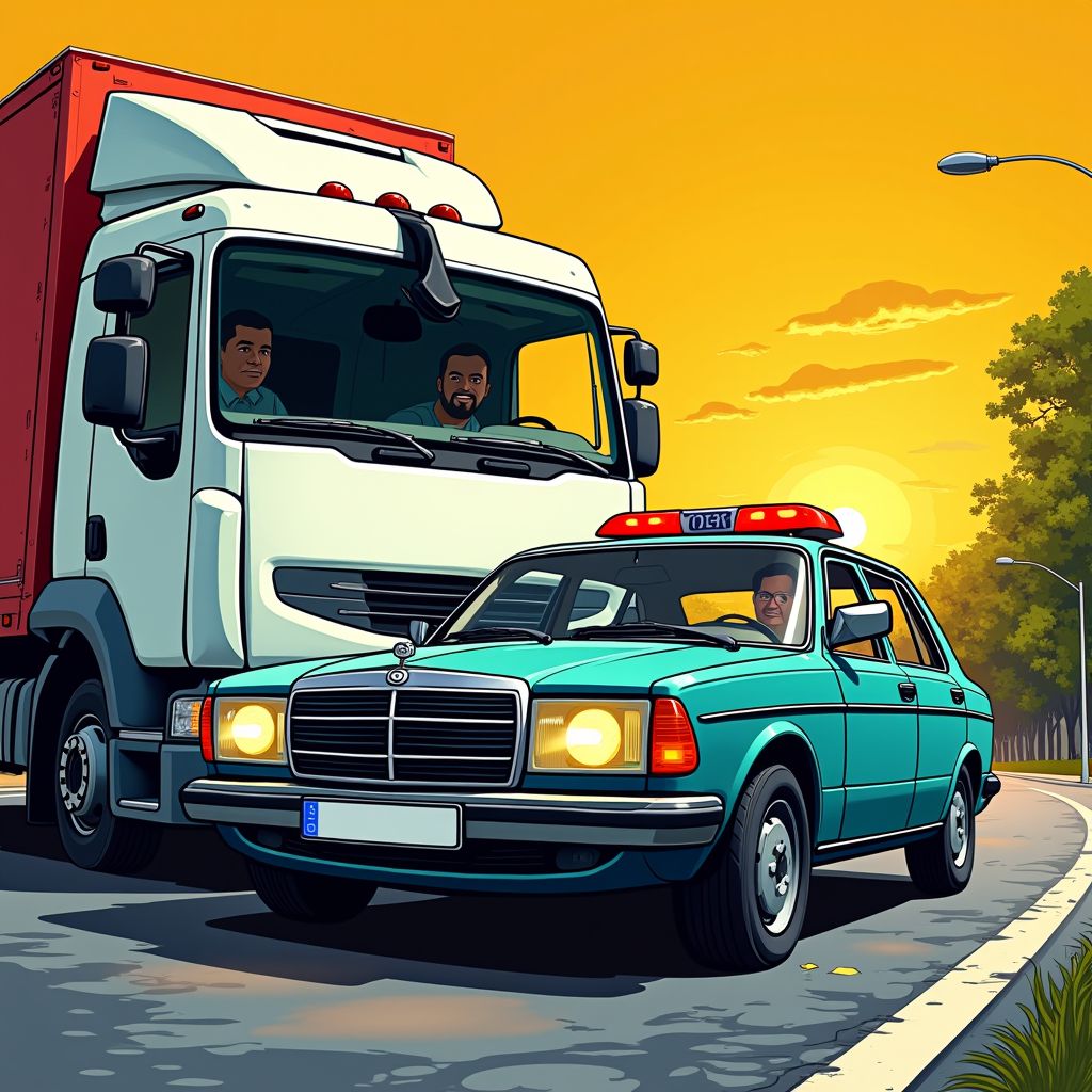 jonge automobilist omkomt bij frontale botsing met vrachtwagen