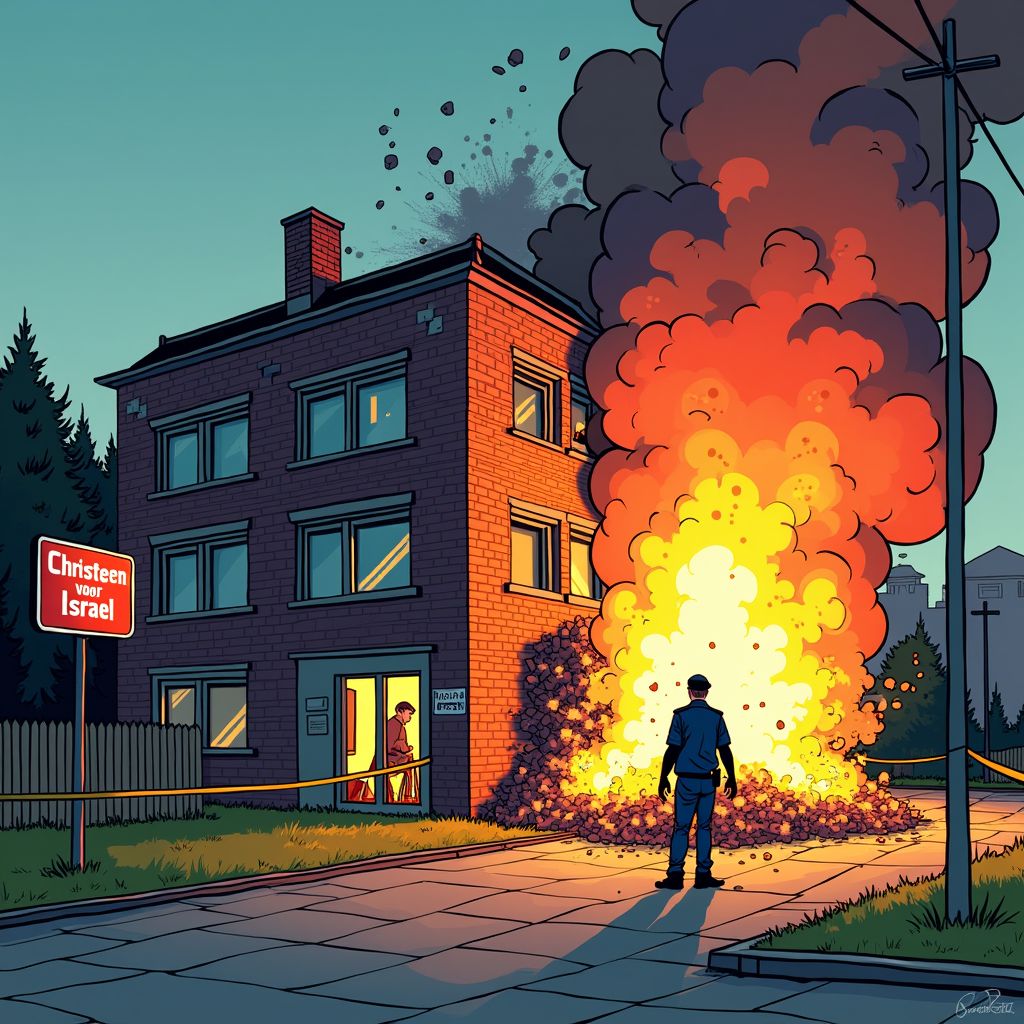 explosie bij christelijk pro-israëlcentrum in naarden
