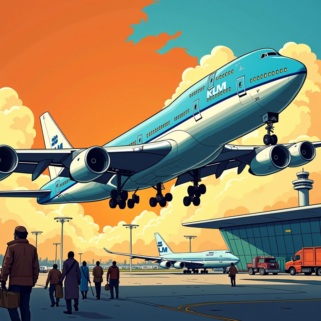 klm schrapt vluchten naar midden-oosten vanwege escalatie iran