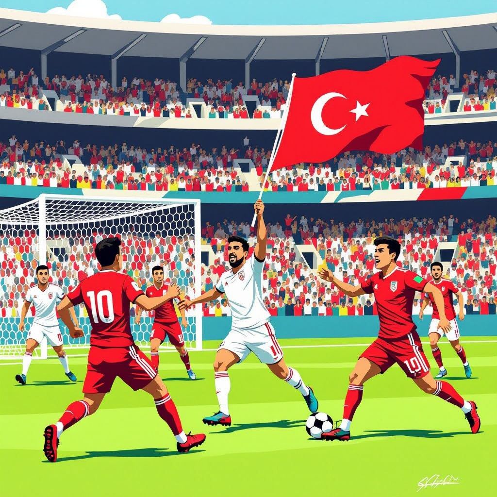 turkije onder druk na vroege tegengoal van paraguay