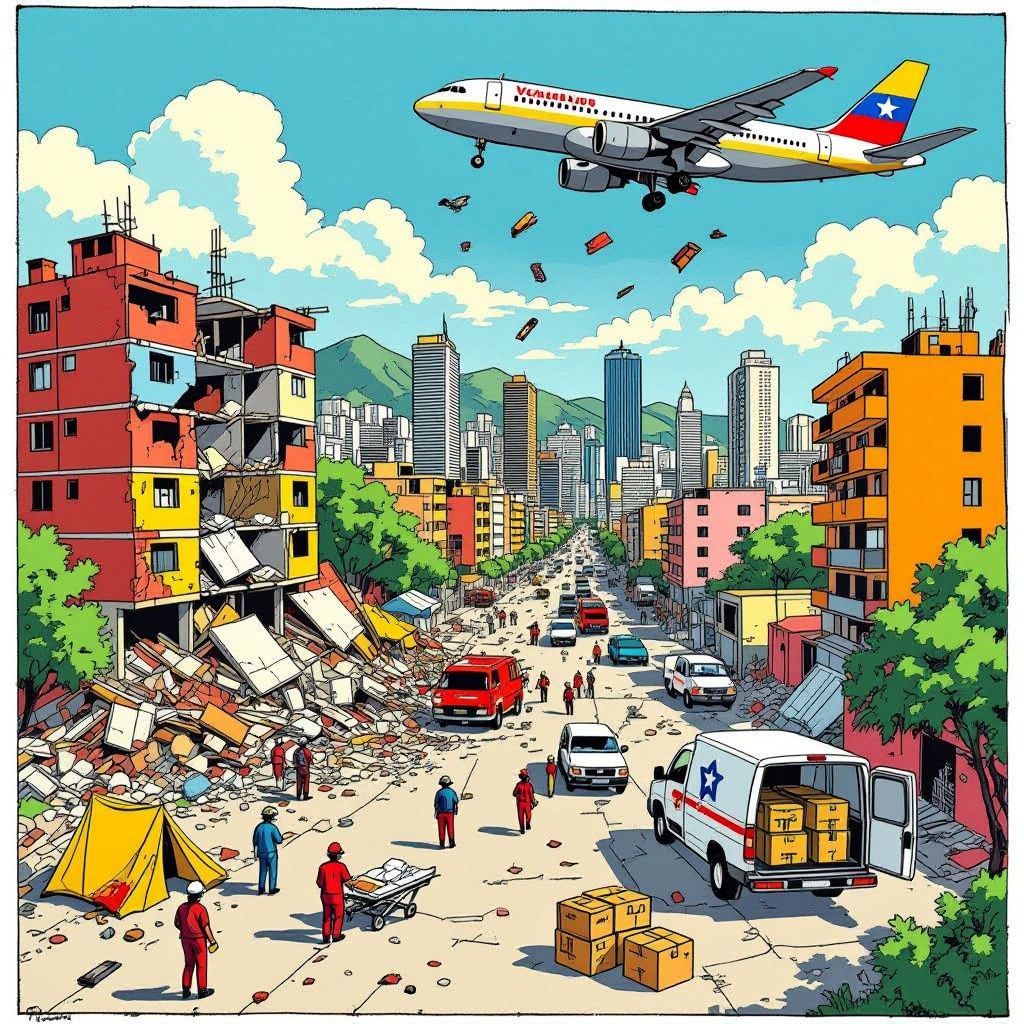 tweevoudige ramp: Venezuela worstelt met enorme verwoesting na twee bevinge­n