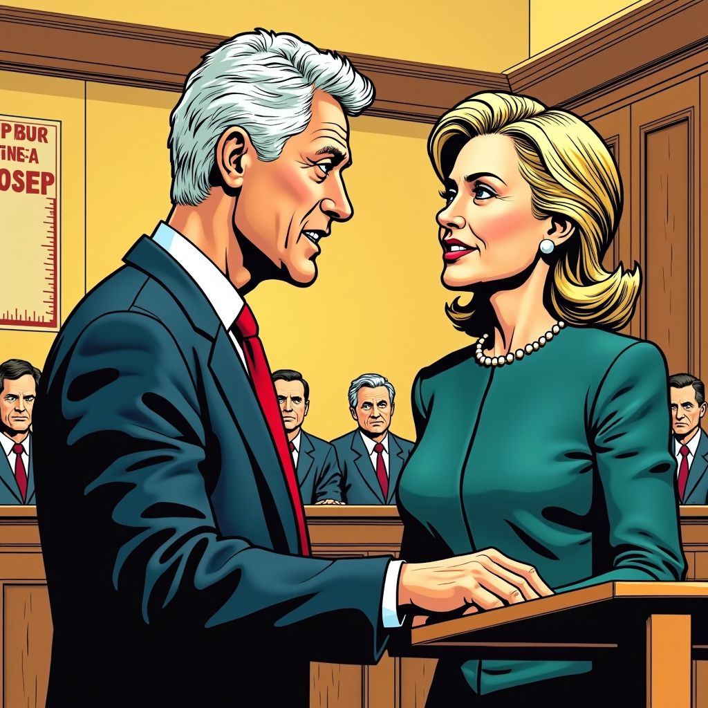 clinton eist openbaar onderzoek naar epstein-band