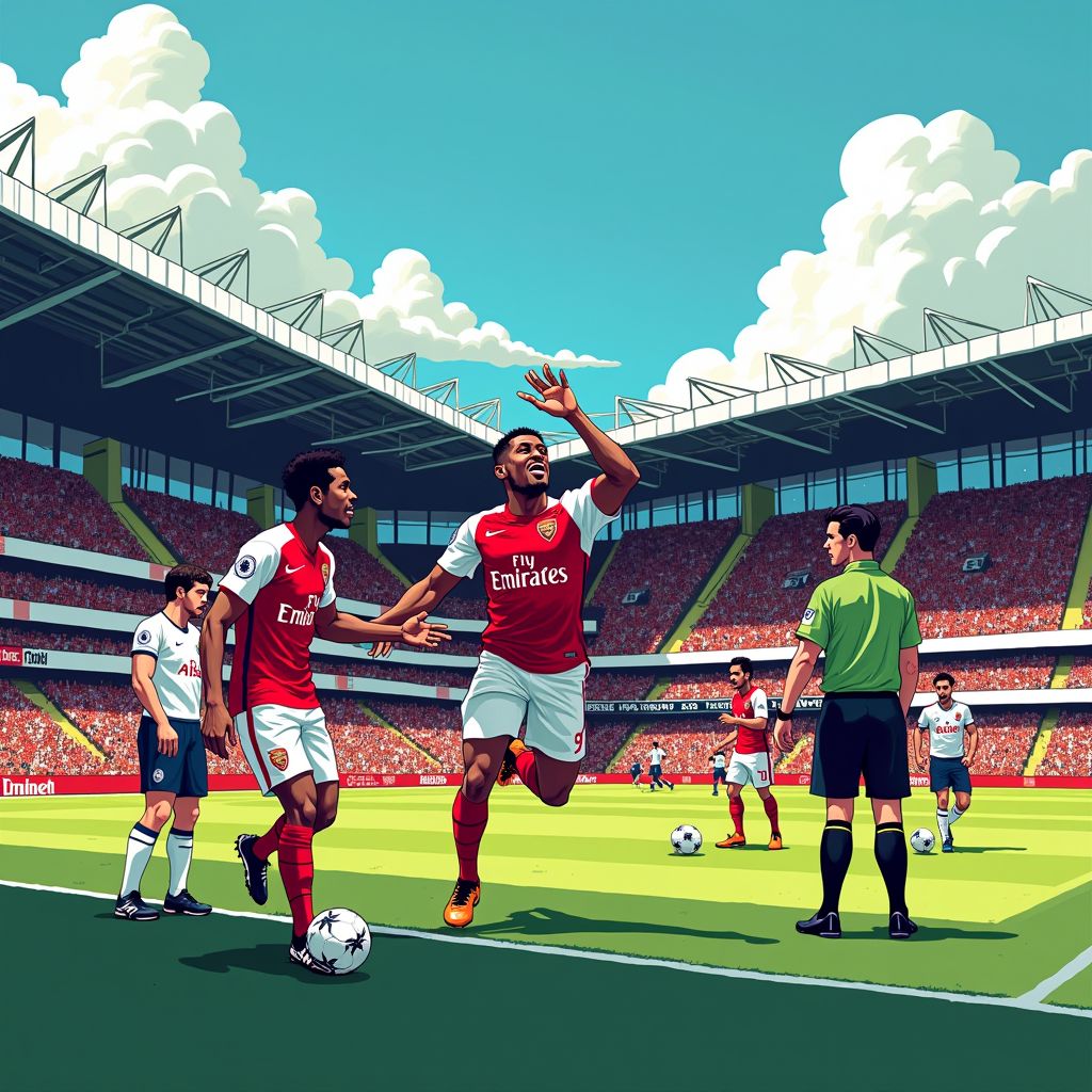 eze weer beslissend in north london derby — arsenal klopt spurs en vergroot voorsprong