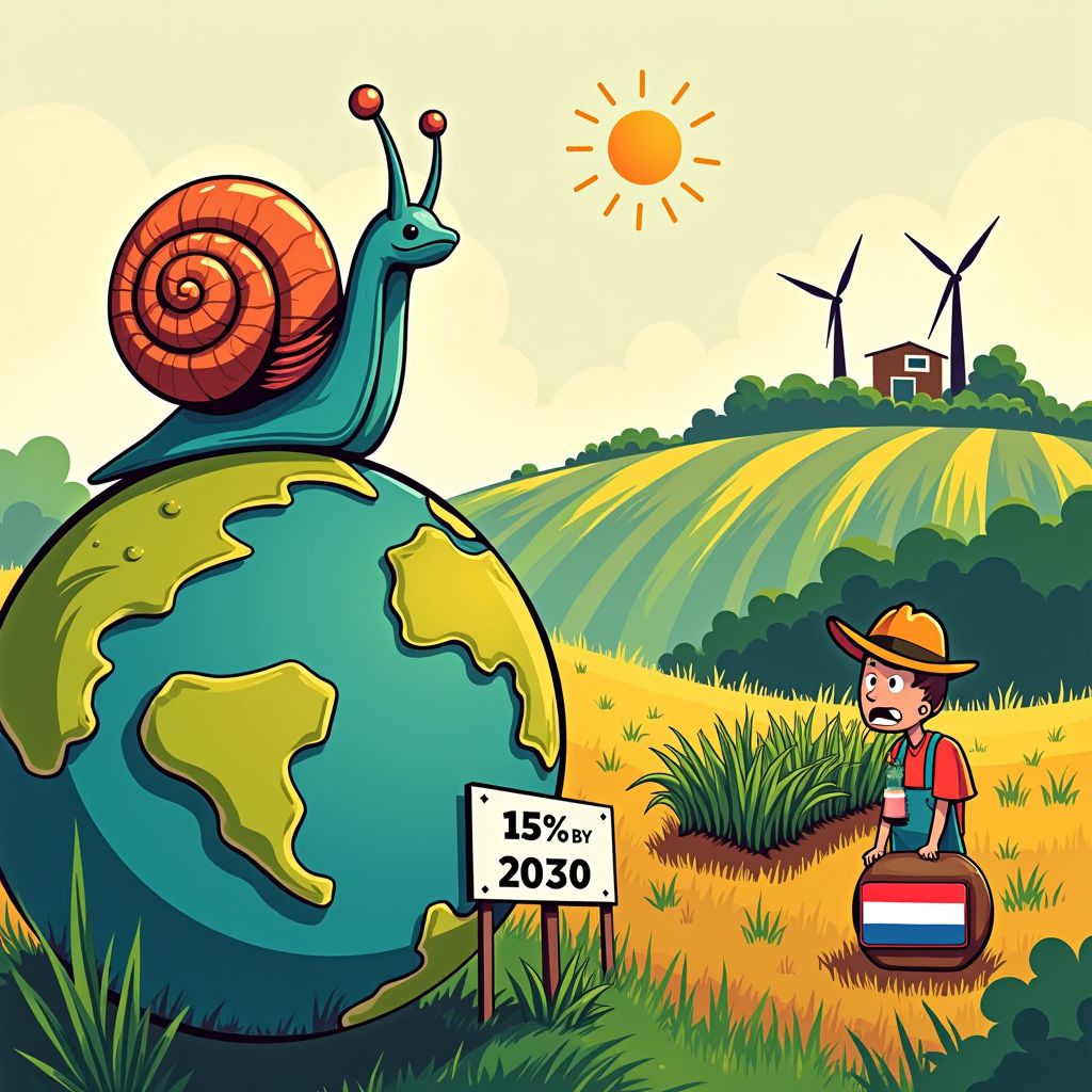 biologische landbouw groeit nauwelijks op papier