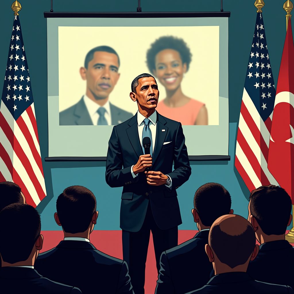 barack obama reageert op racistische video van trump met oproep tot moreel besef