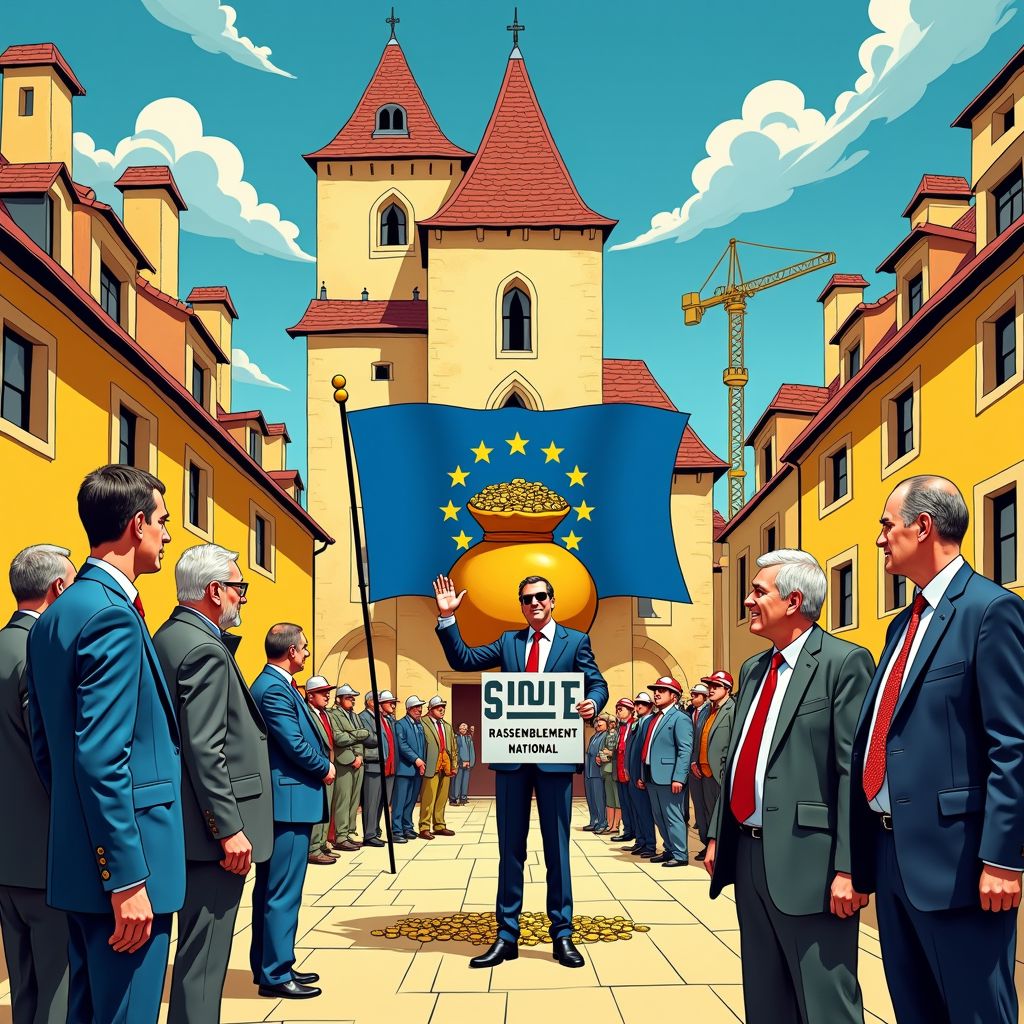 europese vlag eraf maar subsidiegeld erin