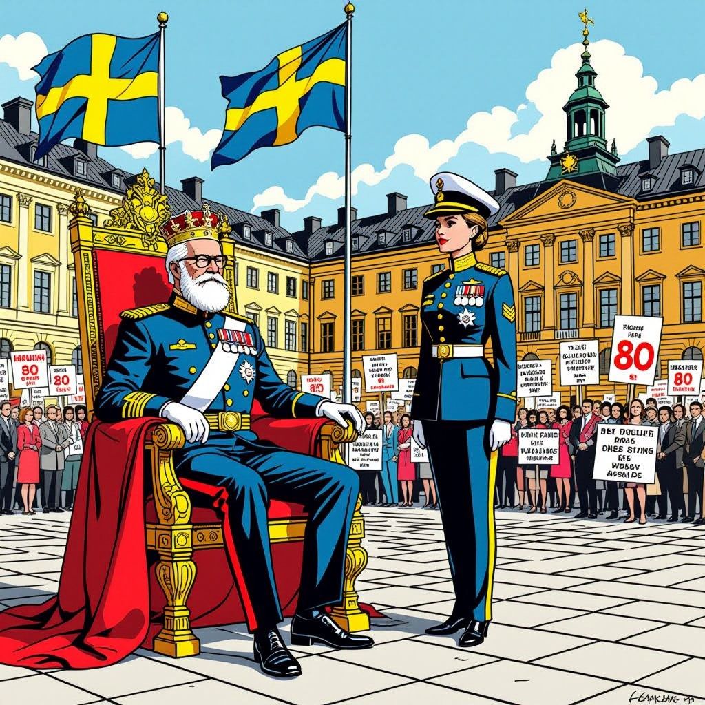 koning carl gustaf: ik blijf zitten zolang ik het aankan