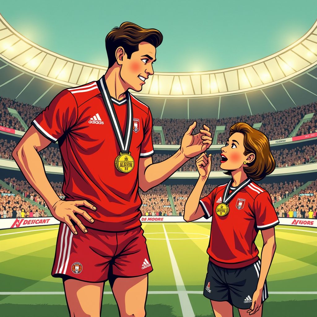 feyenoord-speler wist niet dat zijn schoonmoeder olympisch kampioene is