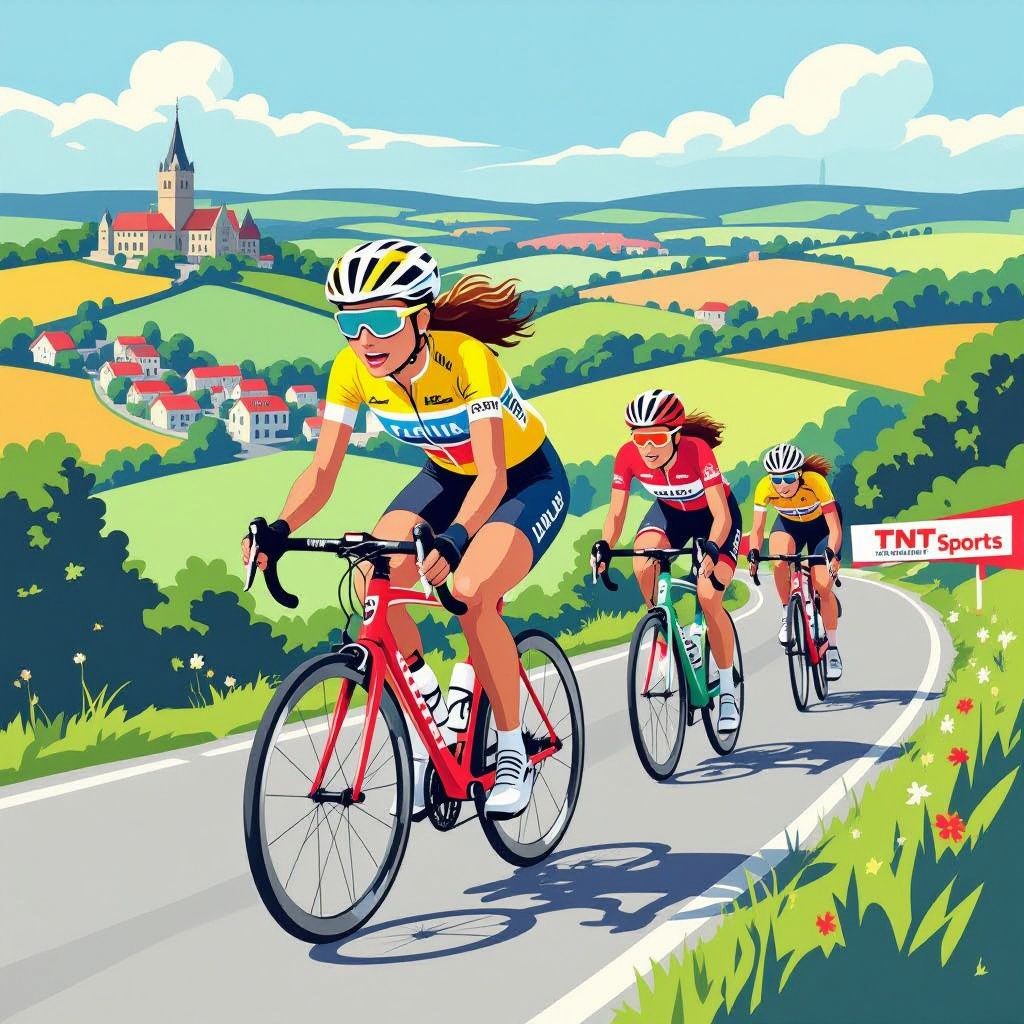 paula blasi breekt het peloton op de cauberg