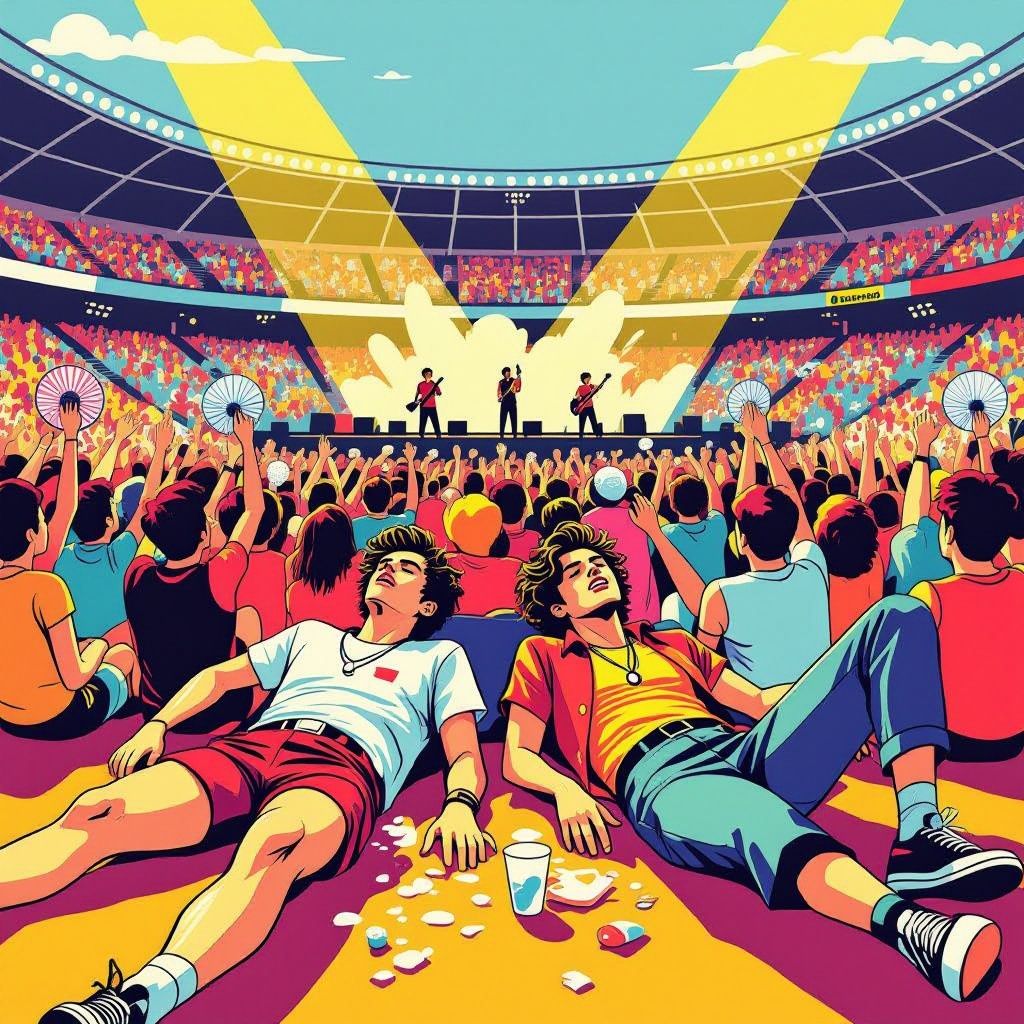 fans collapse as concert halls turn into saunas