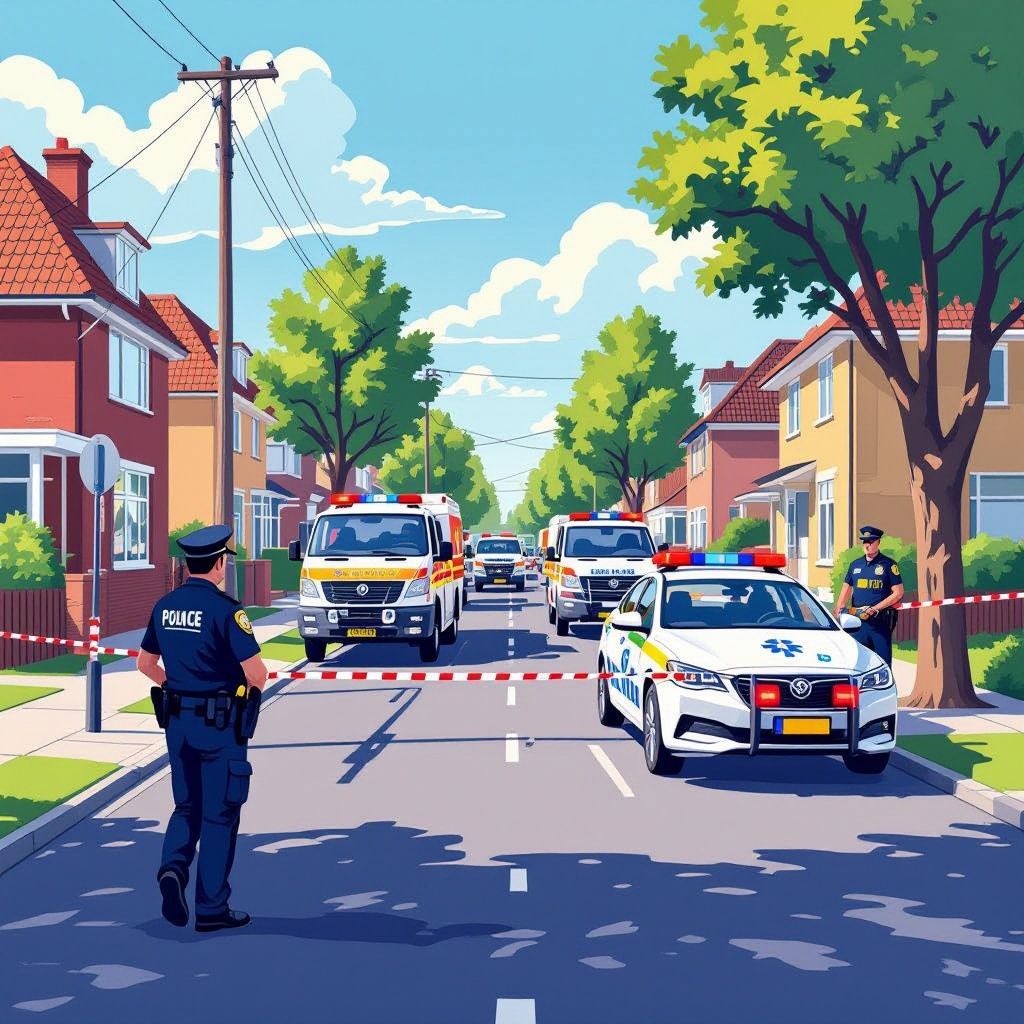 schietpartij op zondagochtend in woonwijk