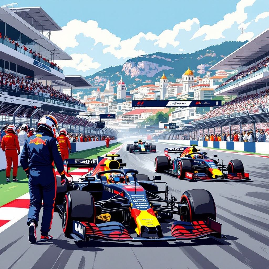 max verstappen stapt uit tijdens gp monaco na snelle panne