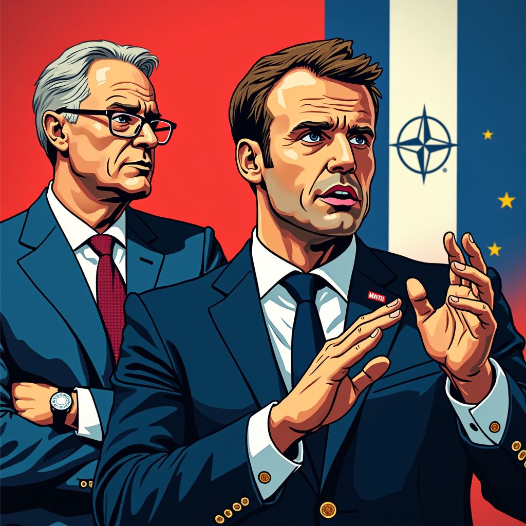 Macron spreekt hard over vs na uitspraken jd vance