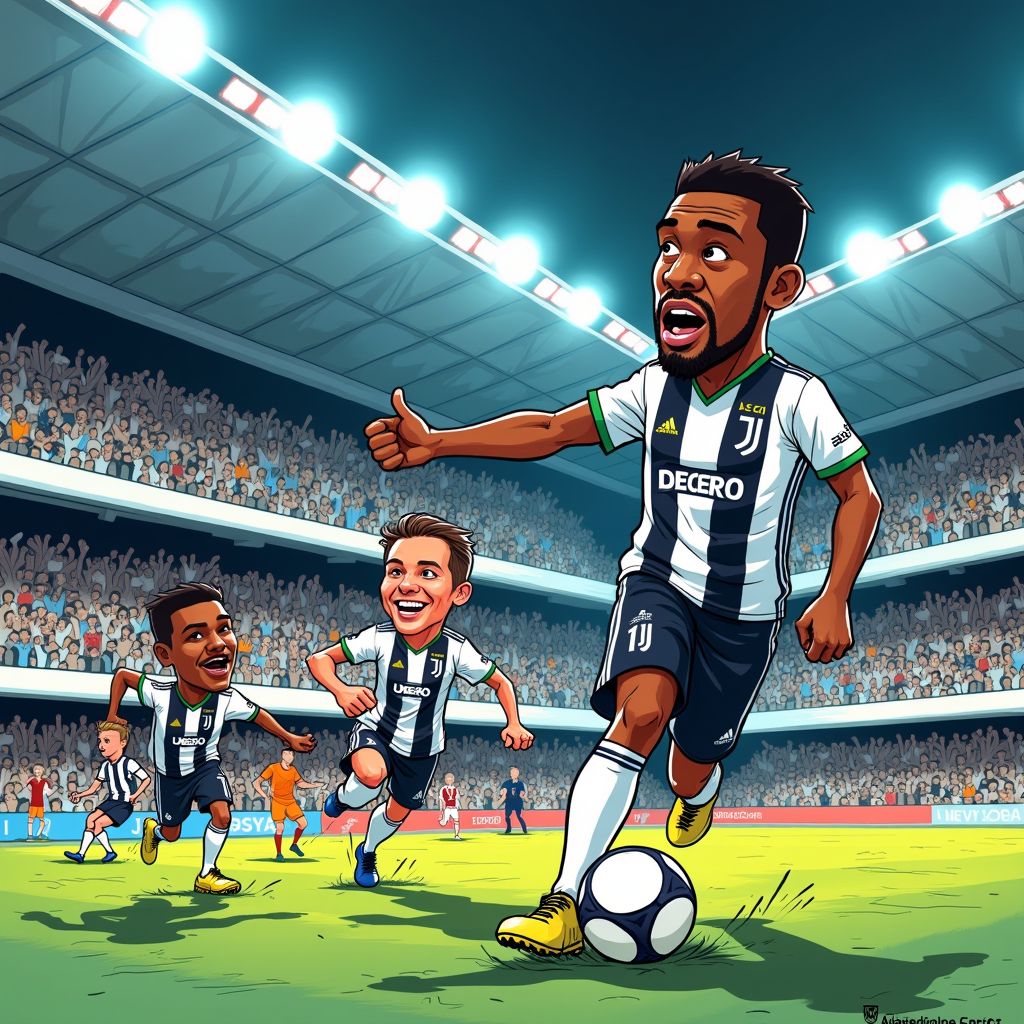 dramatisch gelijkspel in turijn na late treffer en omstredelijke beslissing