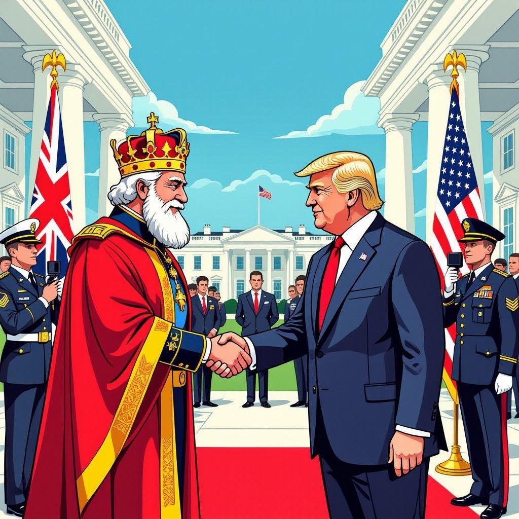 Koning Charles reist naar VS voor delicate ontmoeting met Trump