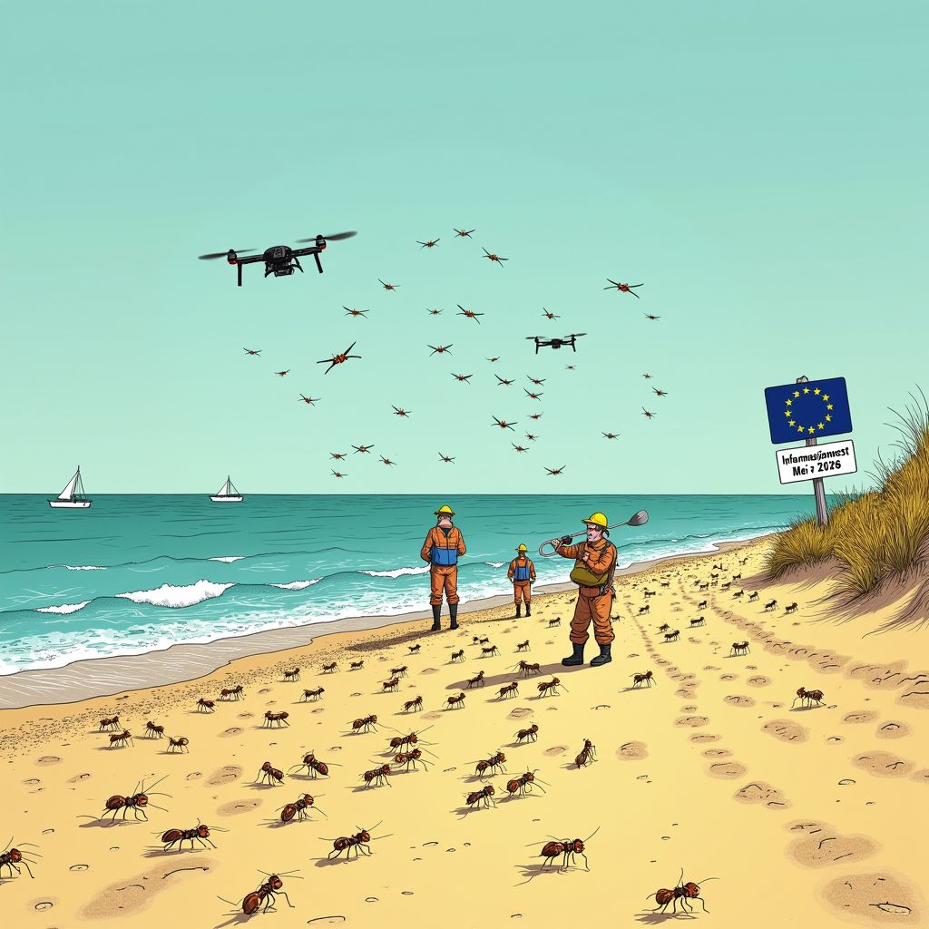 kleine mieren, grote dreiging: elektrische mieren vreten zelfs vogels in de Var