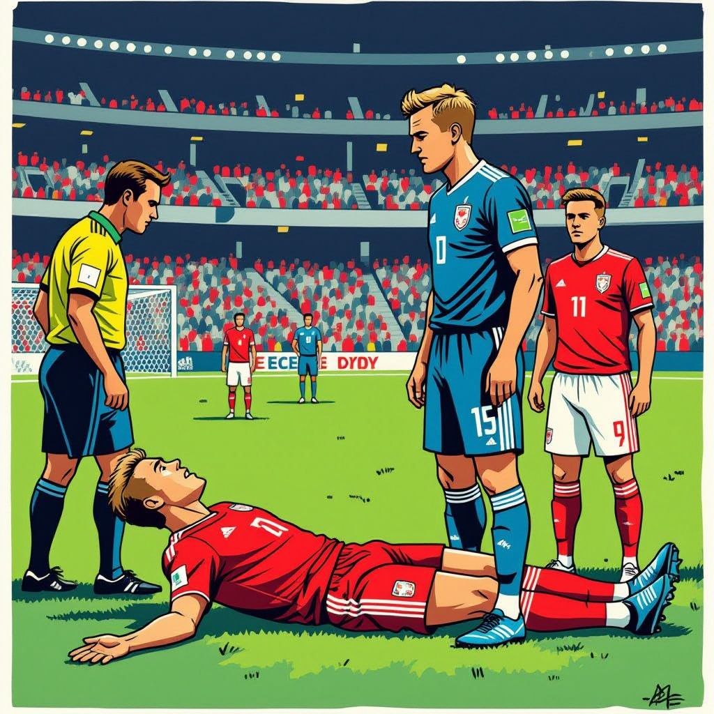 Eriksen valt opnieuw in elkaar tijdens interland