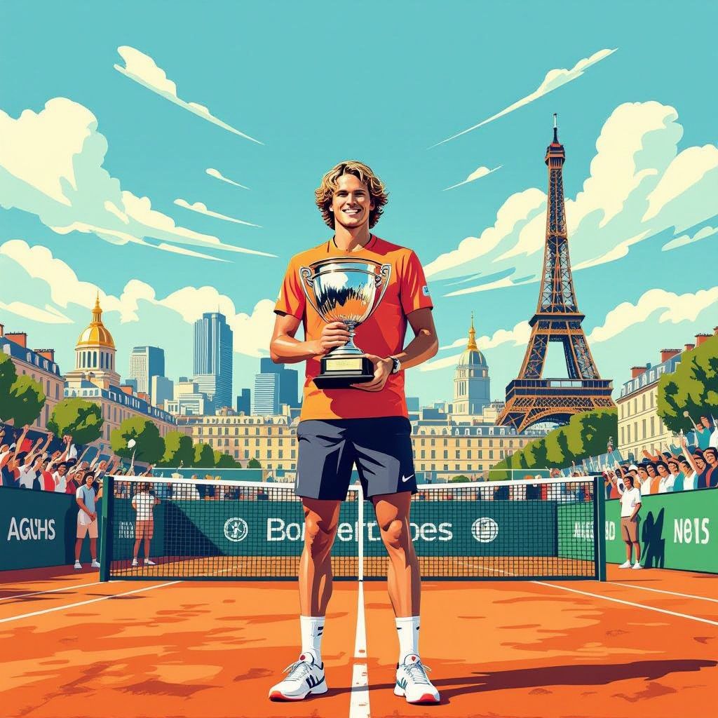 Zverev breekt Duitse droogte met zege op gravel