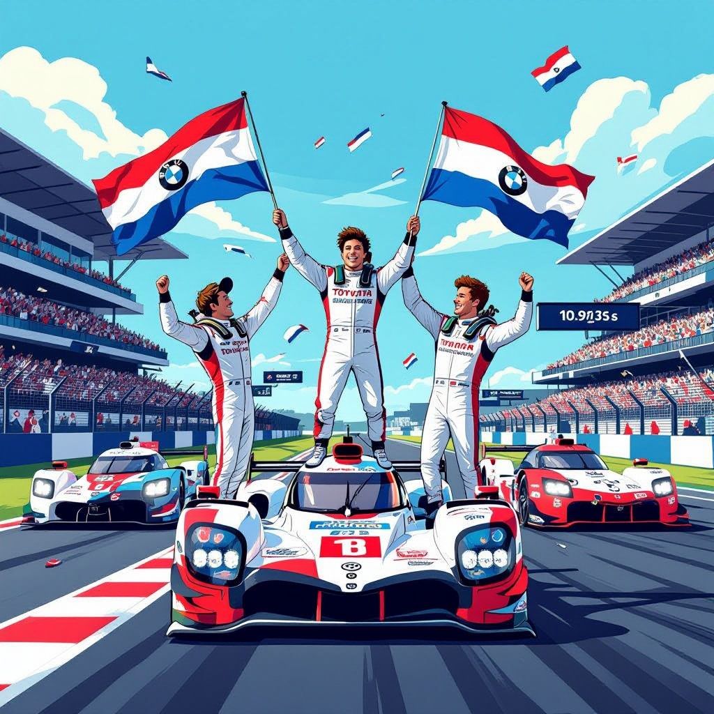 eindelijk: nyck de vries breekt nederlandse droogte met le mans-zege