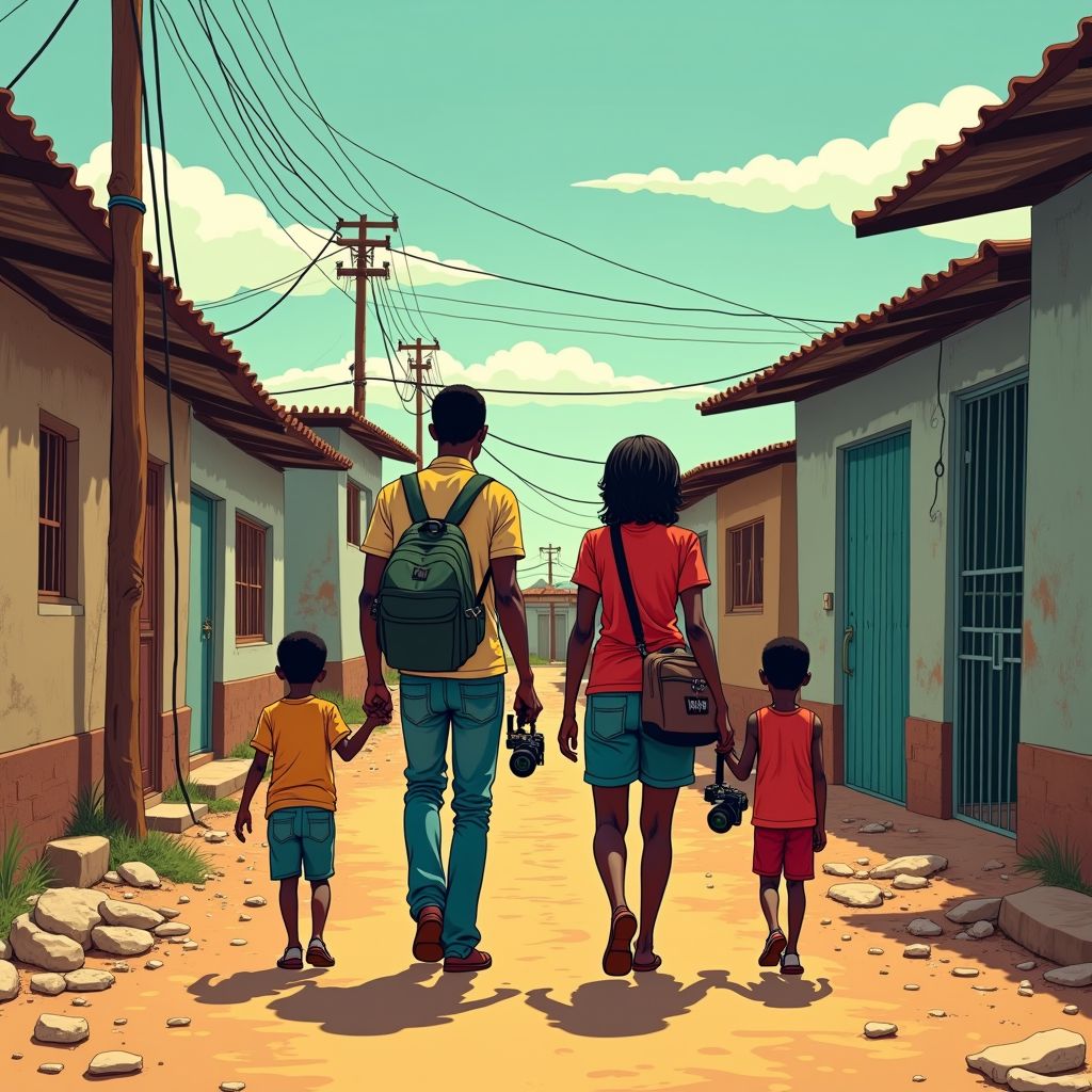 vlogfamilie bellinga in de brand na bezoek aan zuid-africaanse sloppenwijk