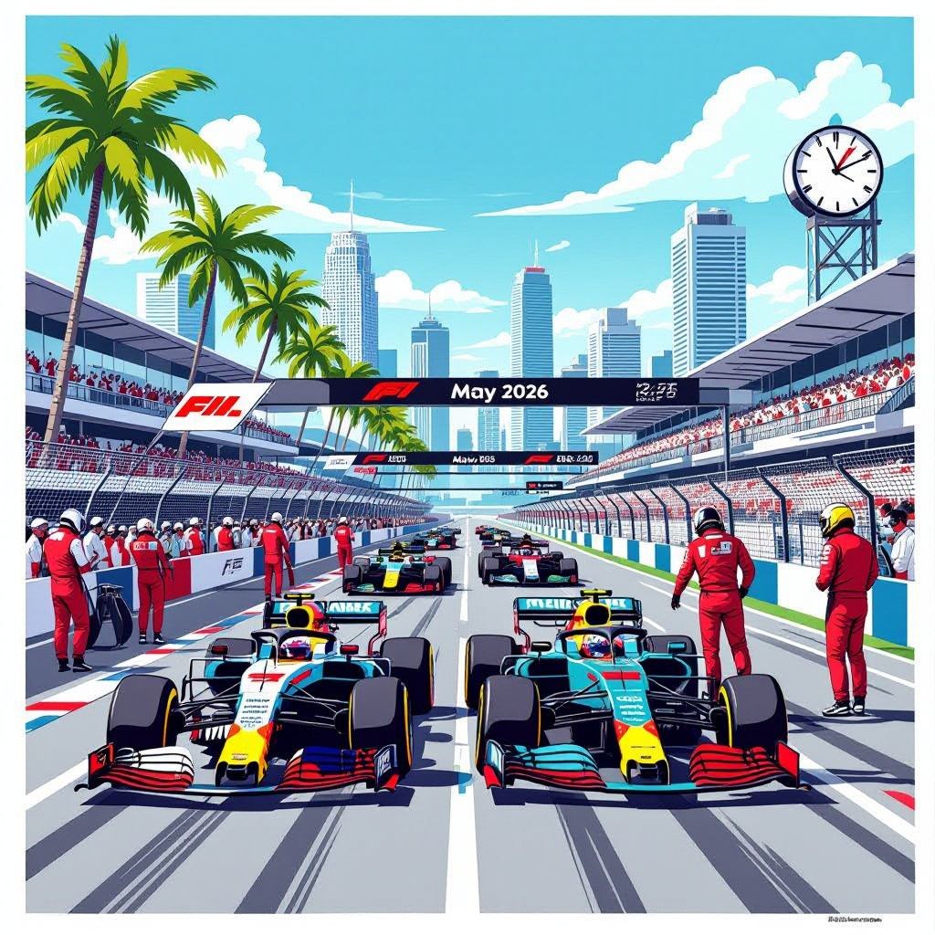 meer tijd op de baan: vrije training in miami naar 90 minuten