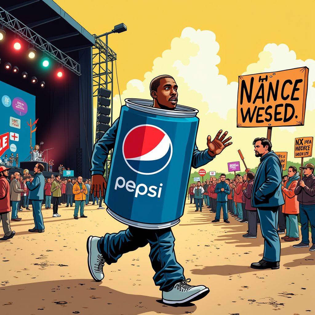 pepsi stapt uit festival vanwege kontroversiële keuze voor hoofdact