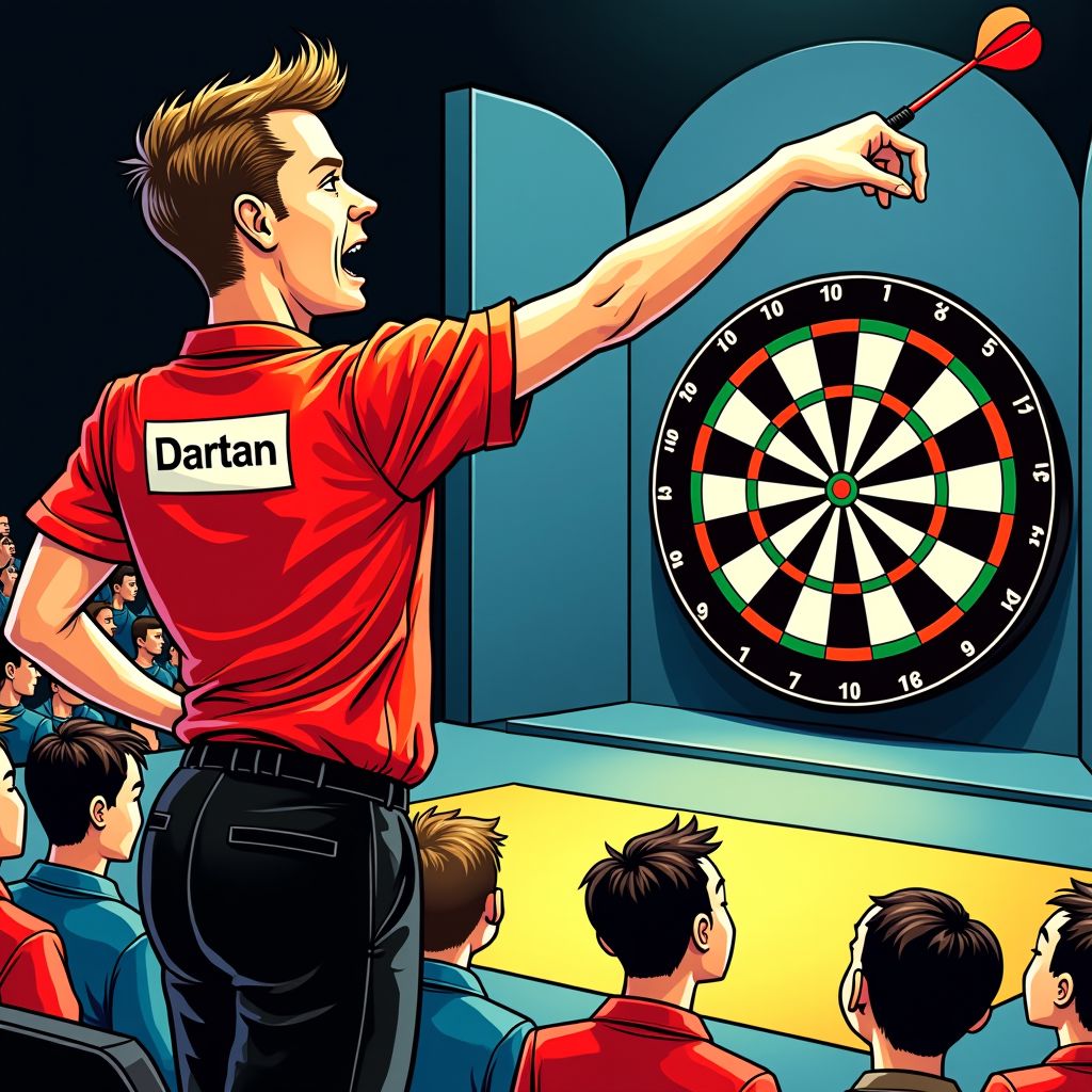 gian van veen schokt de dartsfinale met eerste nine-darter
