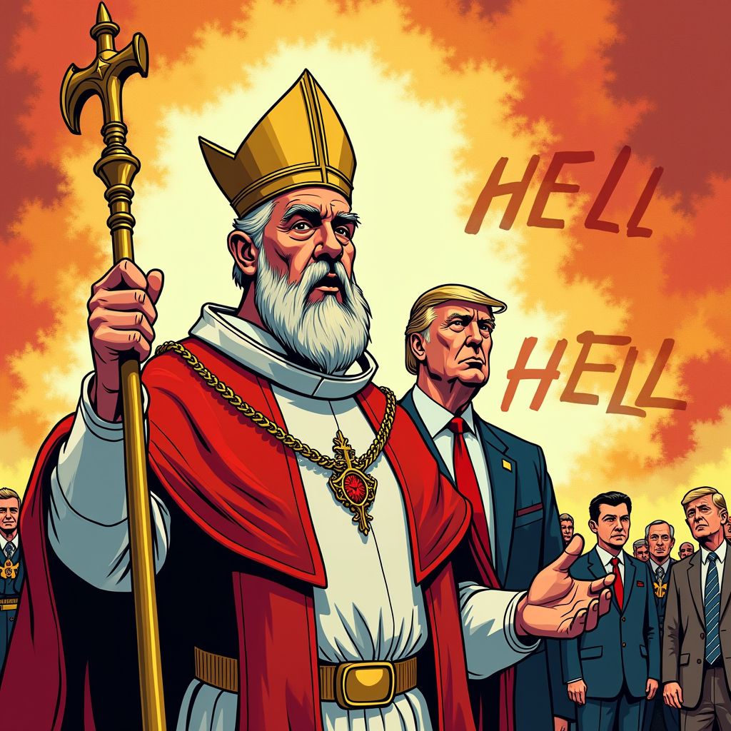 Paus Leo XIV breekt stilte met scherpe waarschuwing tegen Trump