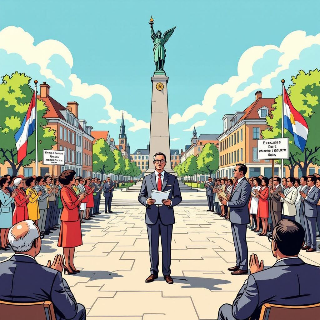 jetten biedt excuses aan Molukse gemeenschap bij onthulling nationaal monument